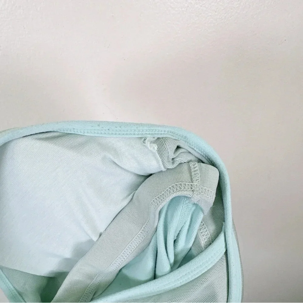 Lululemon Deep V Tank Padded Mint Color Athletic Tank Top
